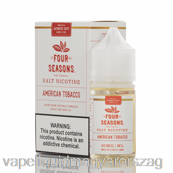 Amerikai Dohánysó - Négy évszak - 30 Ml 30 Mg Vape Folyadék